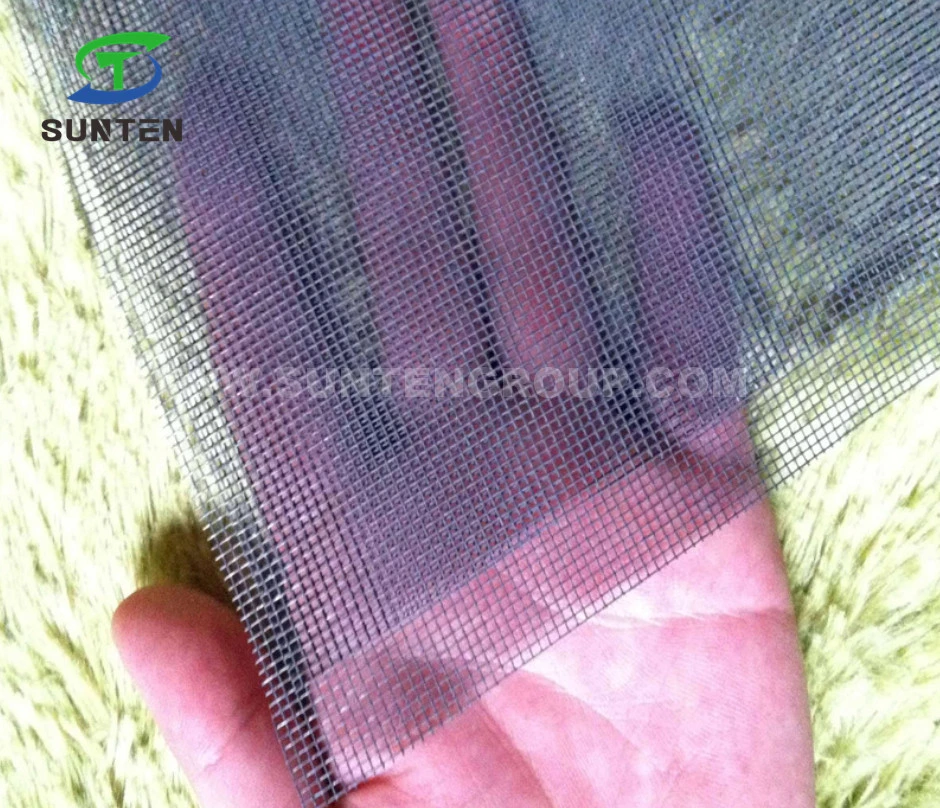 120GSM Grey Invisible Fiberglass Anti Insect/Fly/Mosquito Screen Net for Windows and Magnetic Doors