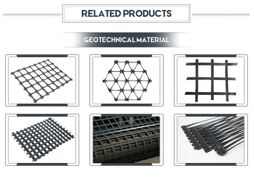 Earthwork Products Biaxial Glass Fiber Fiberglass 30kn/M Geogrid for Road Bed Railway