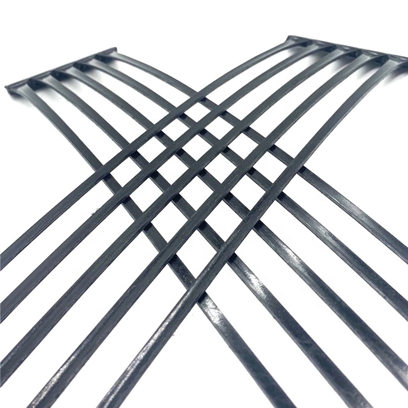 Hi Strength Polypropylene PP Uniaxial Geogrid for Retaining Walls