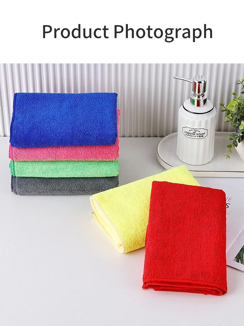 Wholesale Microfiber Warp Knitting Towel Custom Car and Kitchen Wash Towel Wholesale