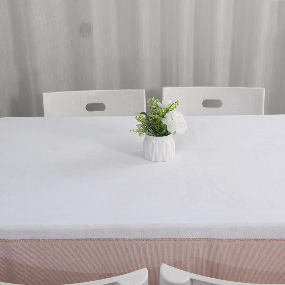 Water Proof 100% Polyester Jacquard Tablecloth