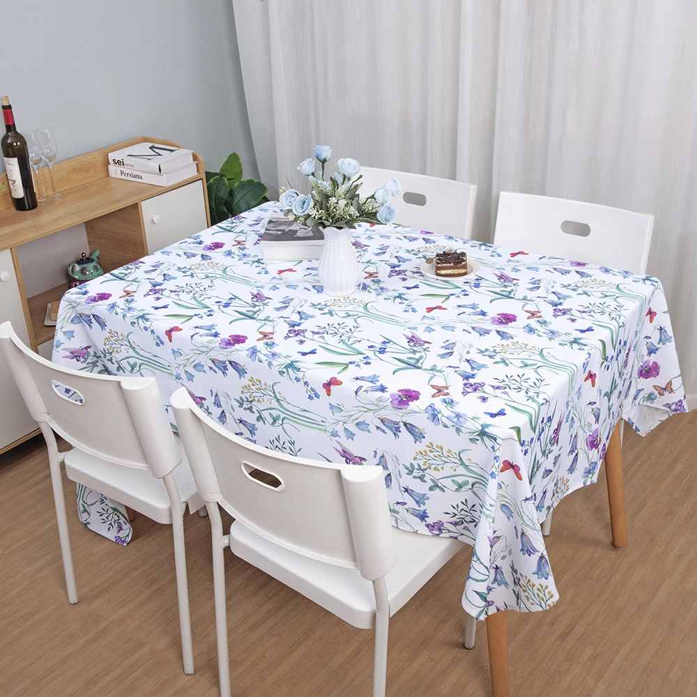 Water Proof Polyester Printed Tablecloth