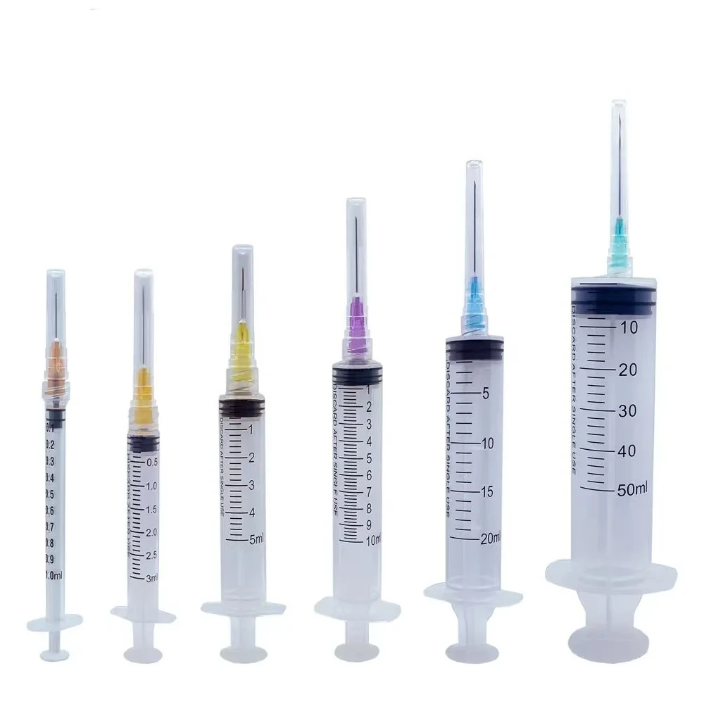 With Needle or Without Needle Disposable Luer Lock Syringe