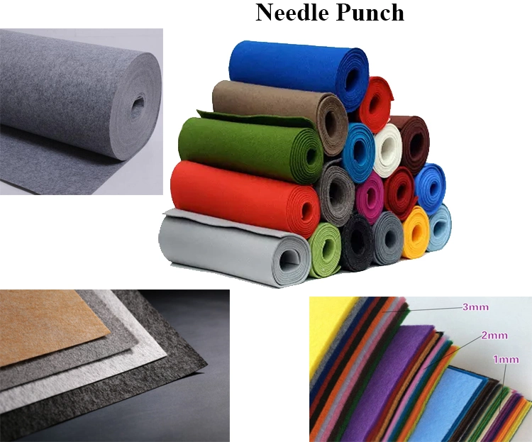 Needle Punched Acrylic Cloth Felt Punched Industrial Fabrics Non-Woven Felt Fabric