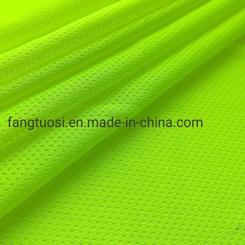 Hot Sale Solid Color 100% Recycled Polyester Warp Mesh Fabric for Backpack