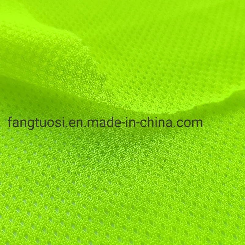 Hot Sale Solid Color 100% Recycled Polyester Warp Mesh Fabric for Backpack