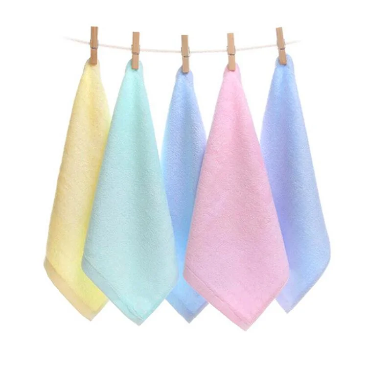 30*30cm Industrial Cotton Bamboo Microfiber Cleaning Cloth Kitchen