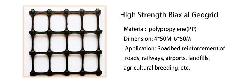 New Materials Stabilization Supplier Best Quality PP Biaxial Uniaxial Grid