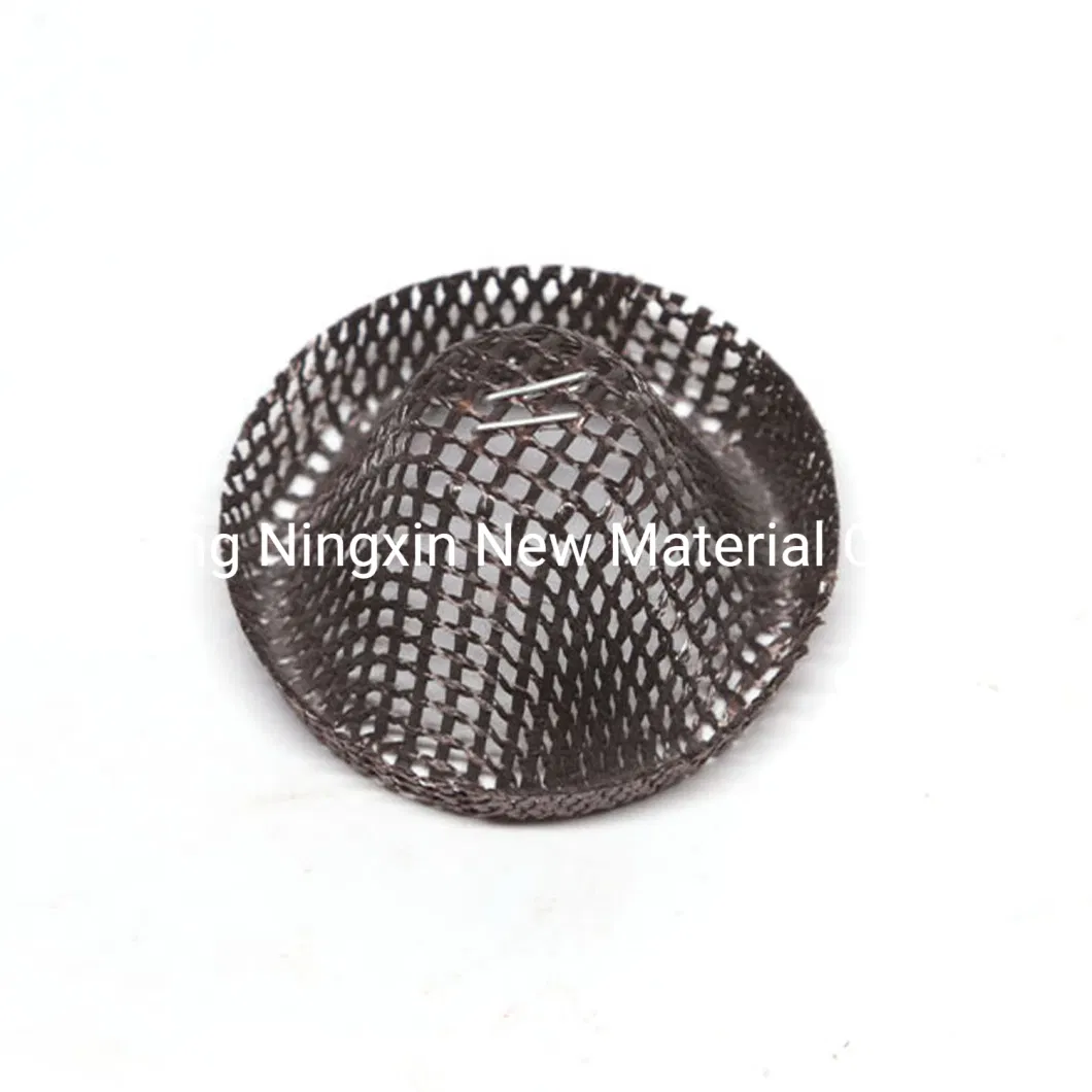 Hat Type Industrial Mesh Fiber Glass Aluminum Liquid Filtration Fiberglass Filter Cloth for Molten Metal Aluminium