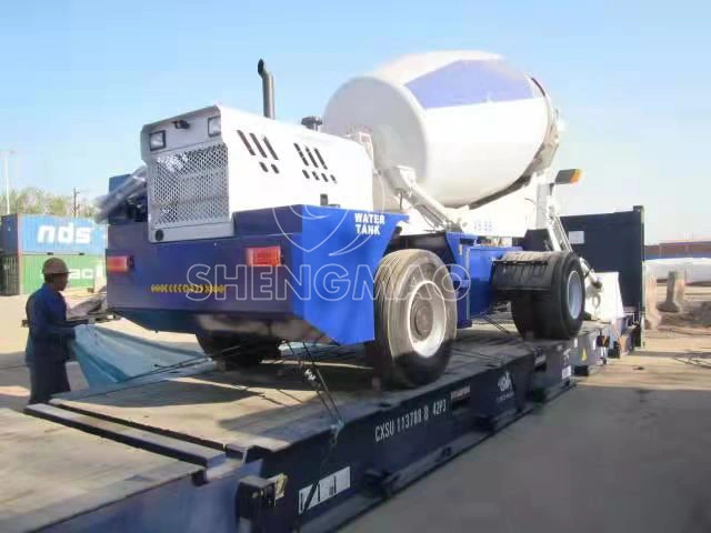 2m3 3m3 4m3 5m3 Mini Concrete Mixer Self Loading Concrete Mixer