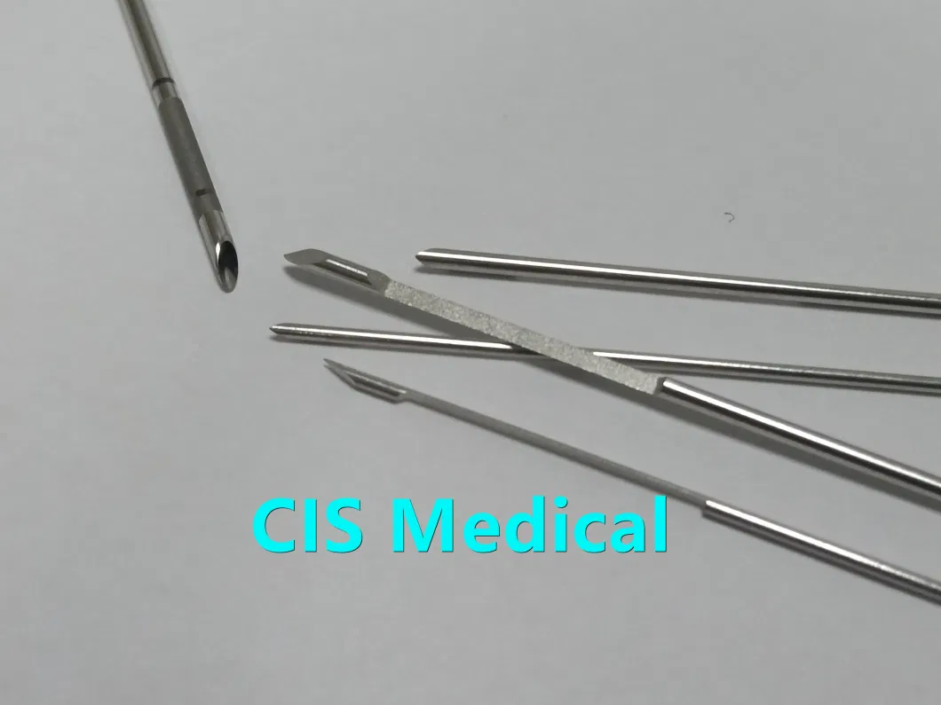 Disposable Stainless Steel Core Tissue Sampling Custom Biopsy Puncture Needle for Hospital