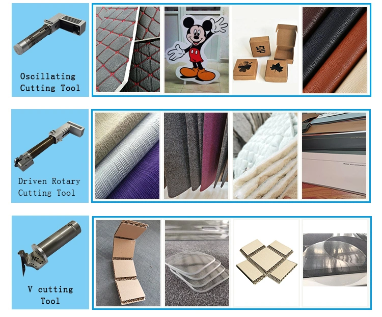 Automatic CNC Leather Fabric Cloth Fiberglass Carbon Fiber Prepreg Cutter Machine with Oscillation Cutting Knife