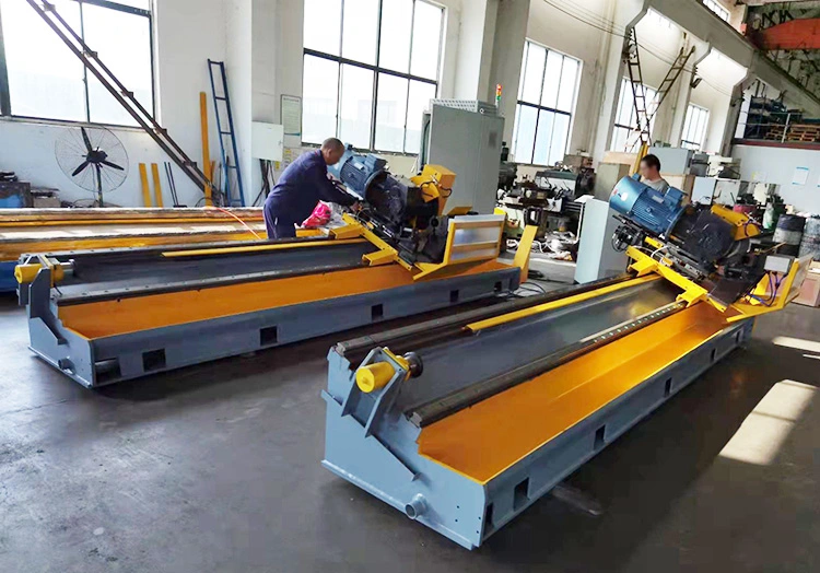 Steel Pipe Welding Online Precision Cold Saw Blade Cutting Machine