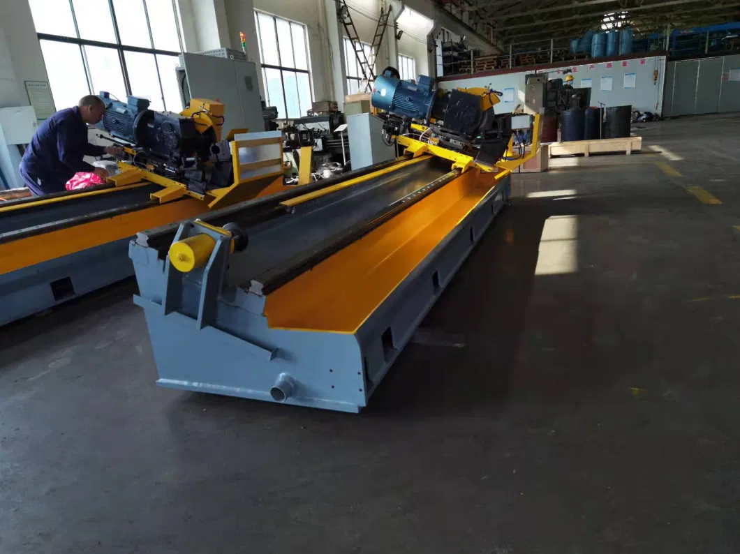 Steel Pipe Welding Online Precision Cold Saw Blade Cutting Machine