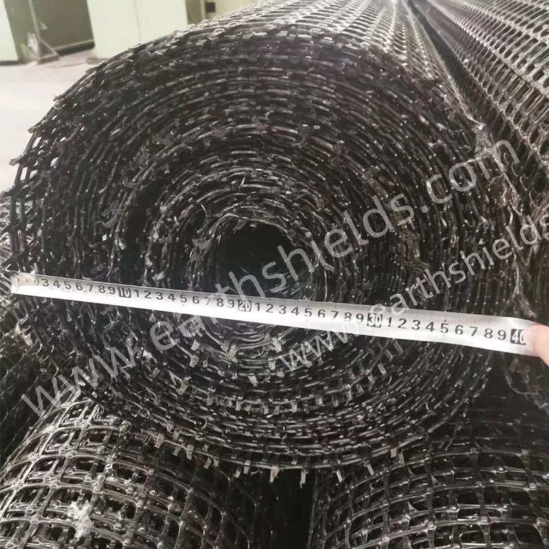Factory Price High Strength PP Biaxial Geogrid Plastic Soil Stabilization Plastic Grids