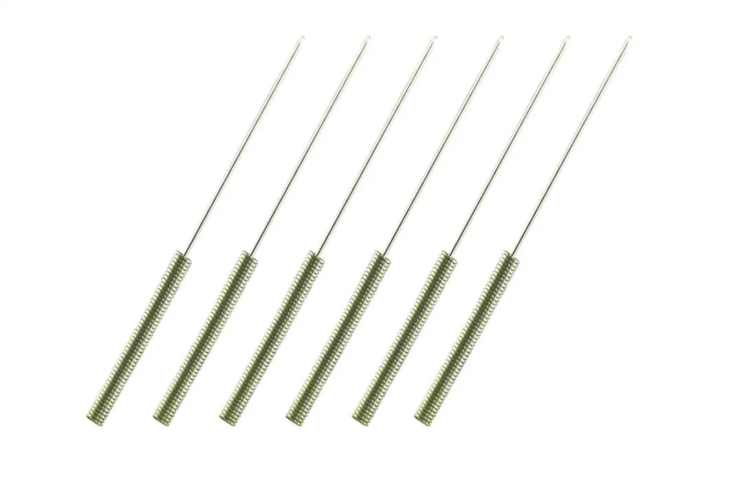 Disposable Spring Handle Acupuncture Needle with Guide Tube for Beginners