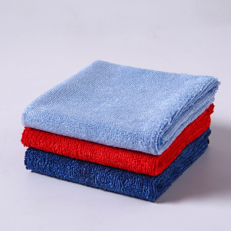 Warp Knitting Shinny Yarn Made Shinny Microfiber Towel