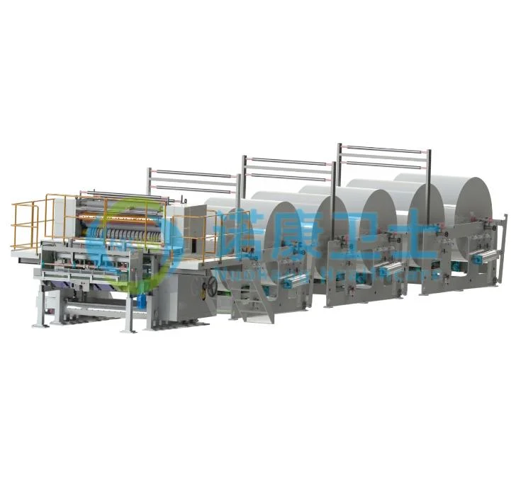 High Quality Full Automatic Removable Non-Woven Fabric (cotton towel) Folding Making Machine