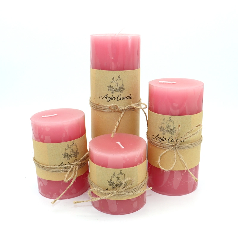 Mini Pillar Tearless Smokeless Candles Wedding Gift Candle