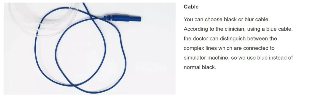Nerve Block Needle Detachable Extension Tube Echogenic Tip Cable Suitable for Stimulator