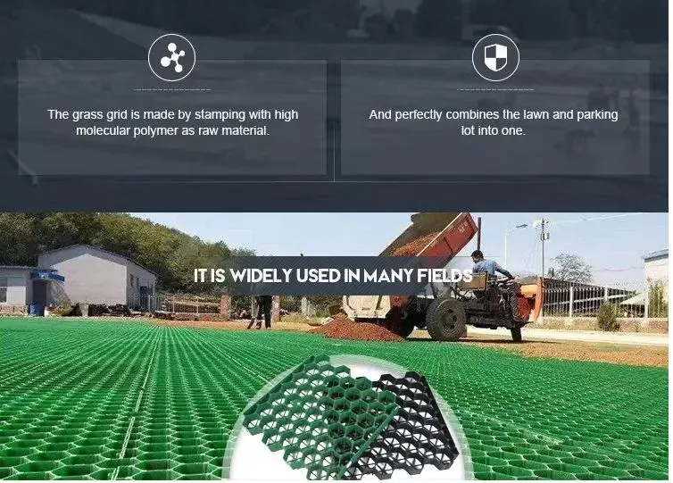 HDPE Plastic Grass Lawn Grid Grass Pavers Paving Grids Grass Protection Mats