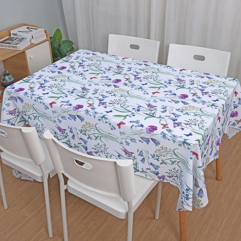 Water Proof Polyester Printed Tablecloth