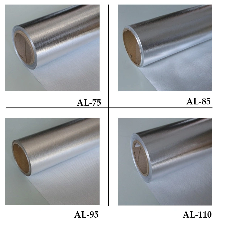Aluminium Heat Shield Car Fiberglass Cloth Thermal Insulation Cloth