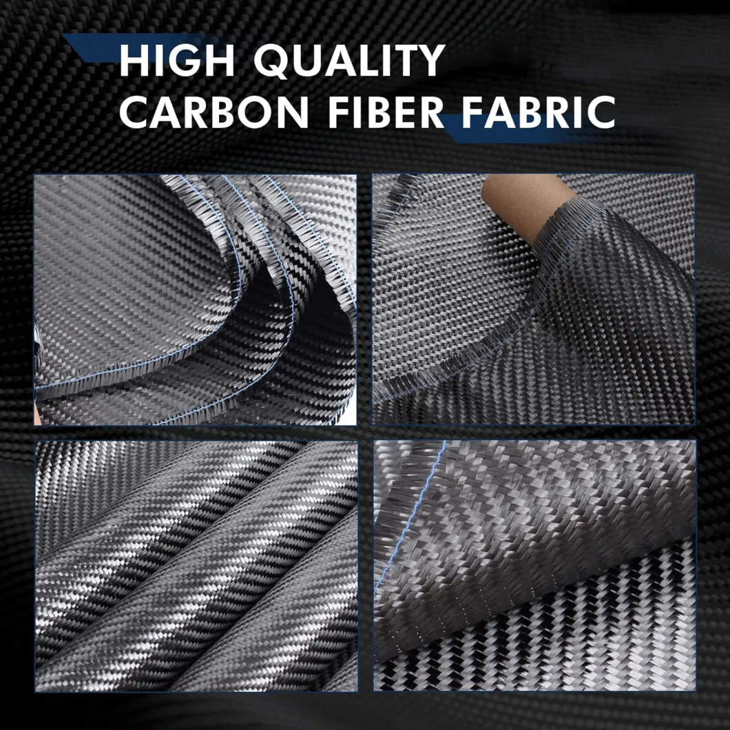 Factory Wholesales Superlight Plain Weave Carbon Fiber Fabric Carbon Fiber for Industrial Building Decoration Car