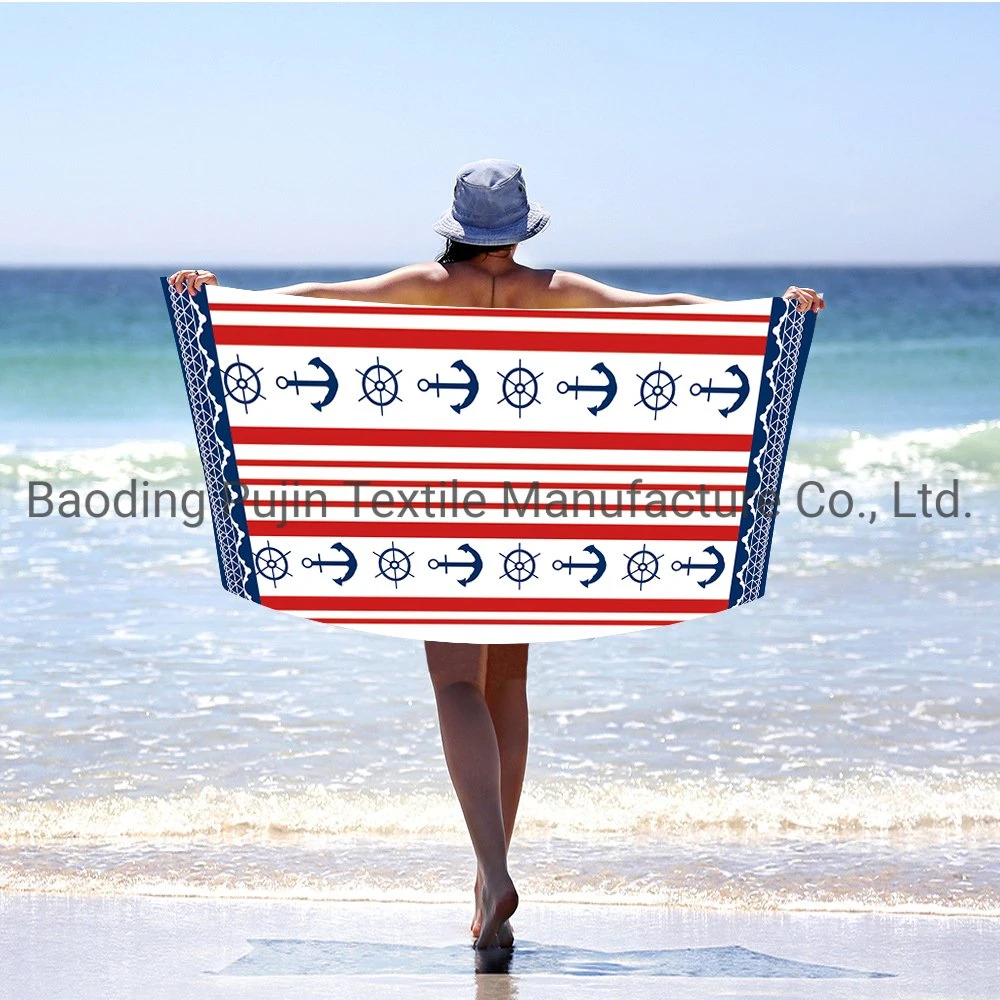 Microfiber Beach Towels, Warp Knitting, Beauty Patterns