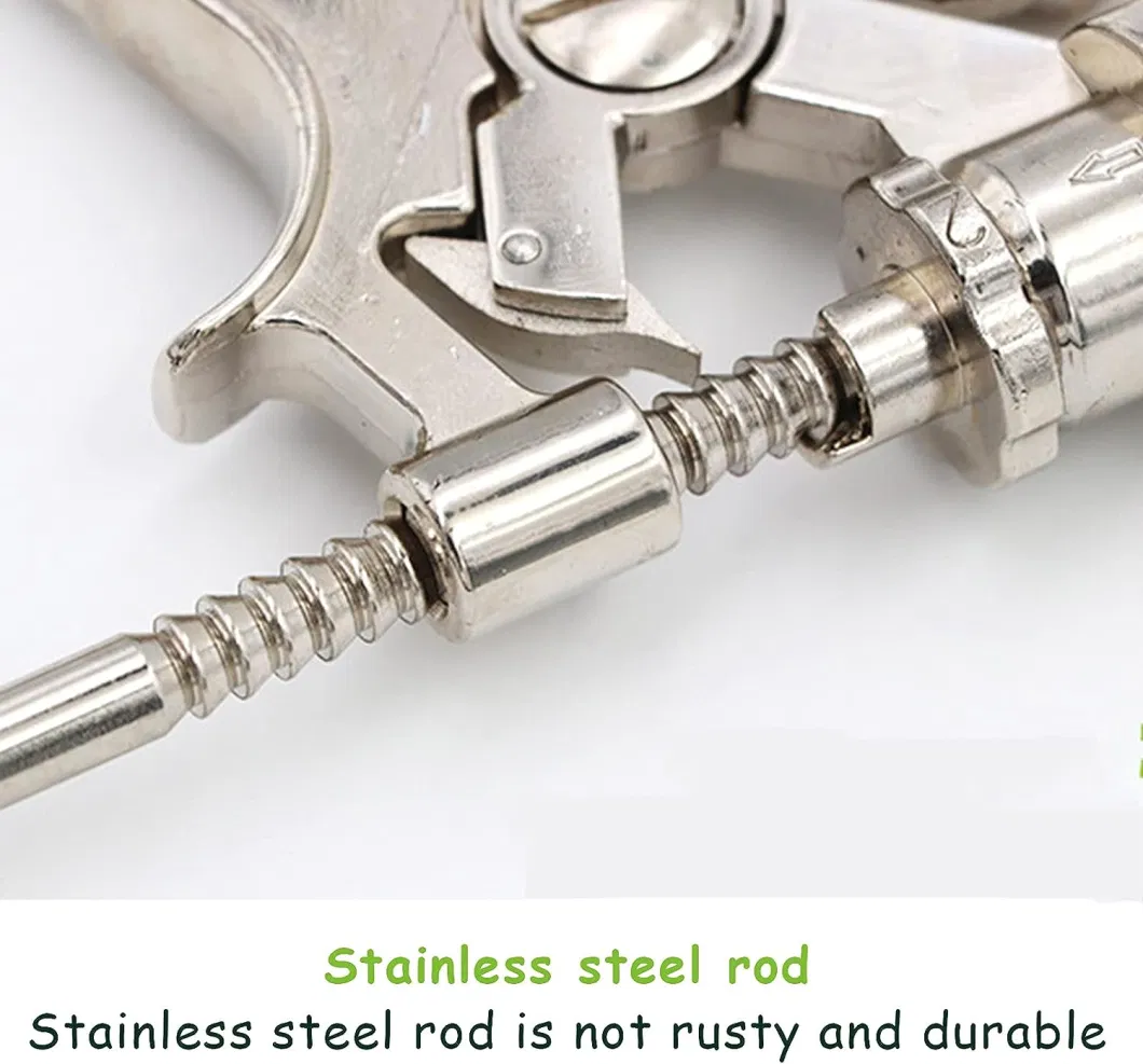 10/20/30/50ml Adjustable Stainless Steel Injector