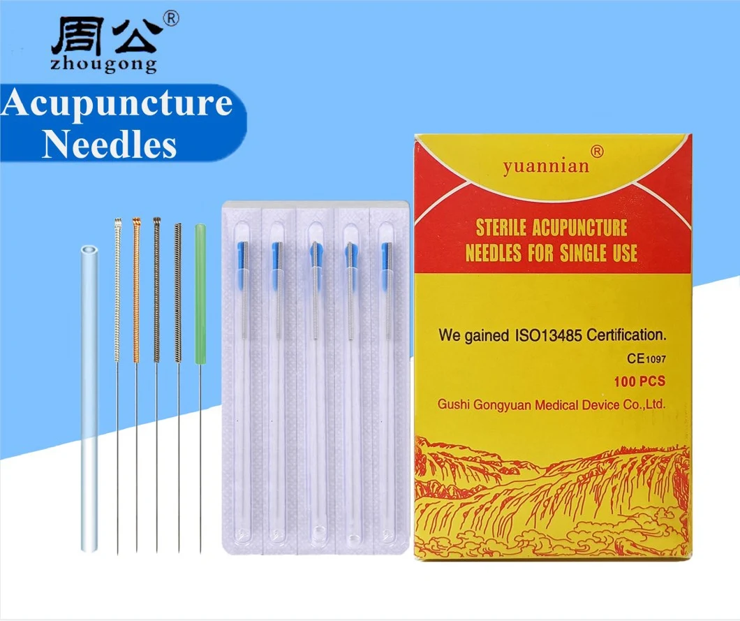 Chinese Traditional Disposable Wholesale Acupuncture Dry Needle Single Use with Guide Tube