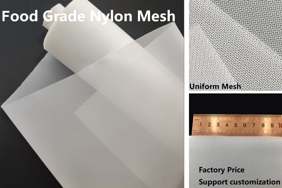 Food Grade 5 15 25 50 75 100 120um Oil Water Liquid Nylon Polyester Fiber Filter Mesh