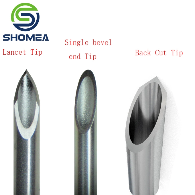 Customized 304/ 316 Stainless Steel Cut Slot Pencil Point Needle