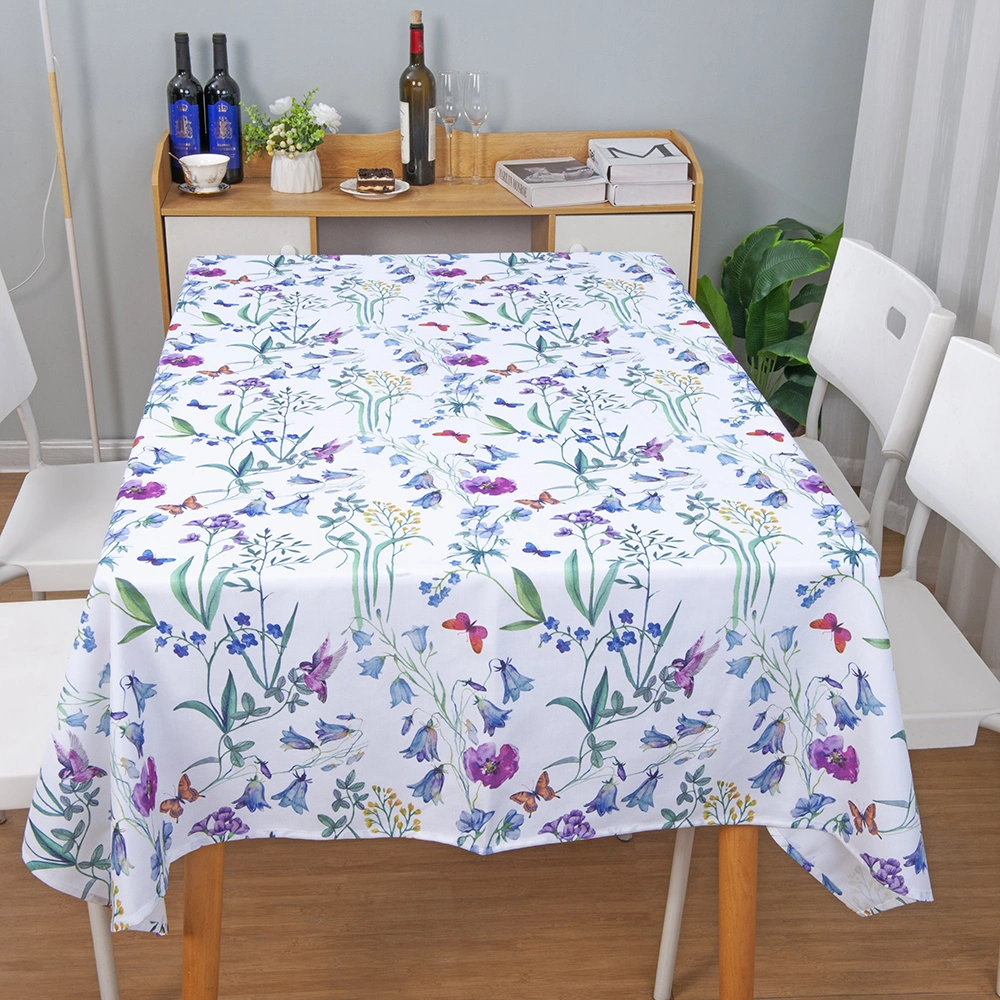 Water Proof Polyester Printed Tablecloth