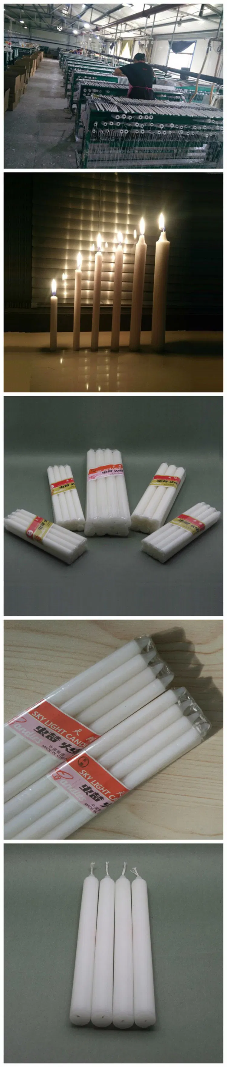 White Prayer Candle Paraffin Wax Candle Smokeless Tearless