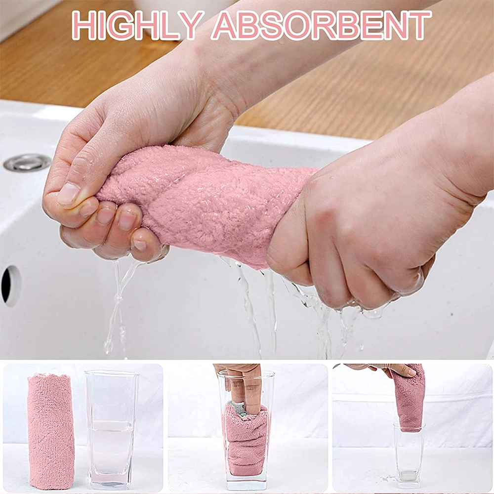 Microfiber Cleaning Cloth for Kitchen, Industrial and Car Multi-Purpose Kitchen Cleaning Micro Fiber Dishcloth
