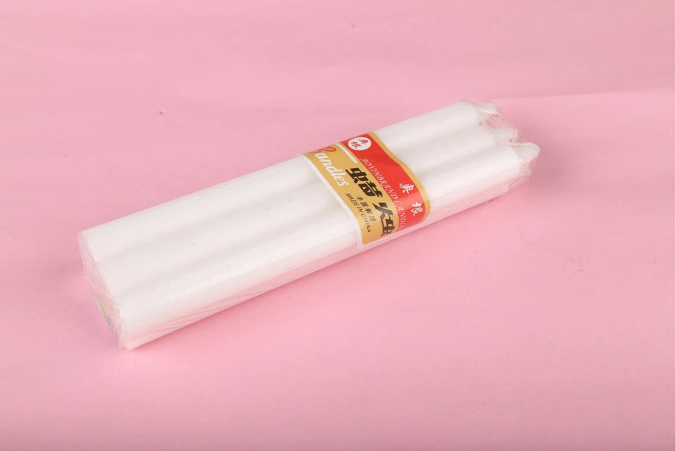 White Prayer Candle Paraffin Wax Candle Smokeless Tearless