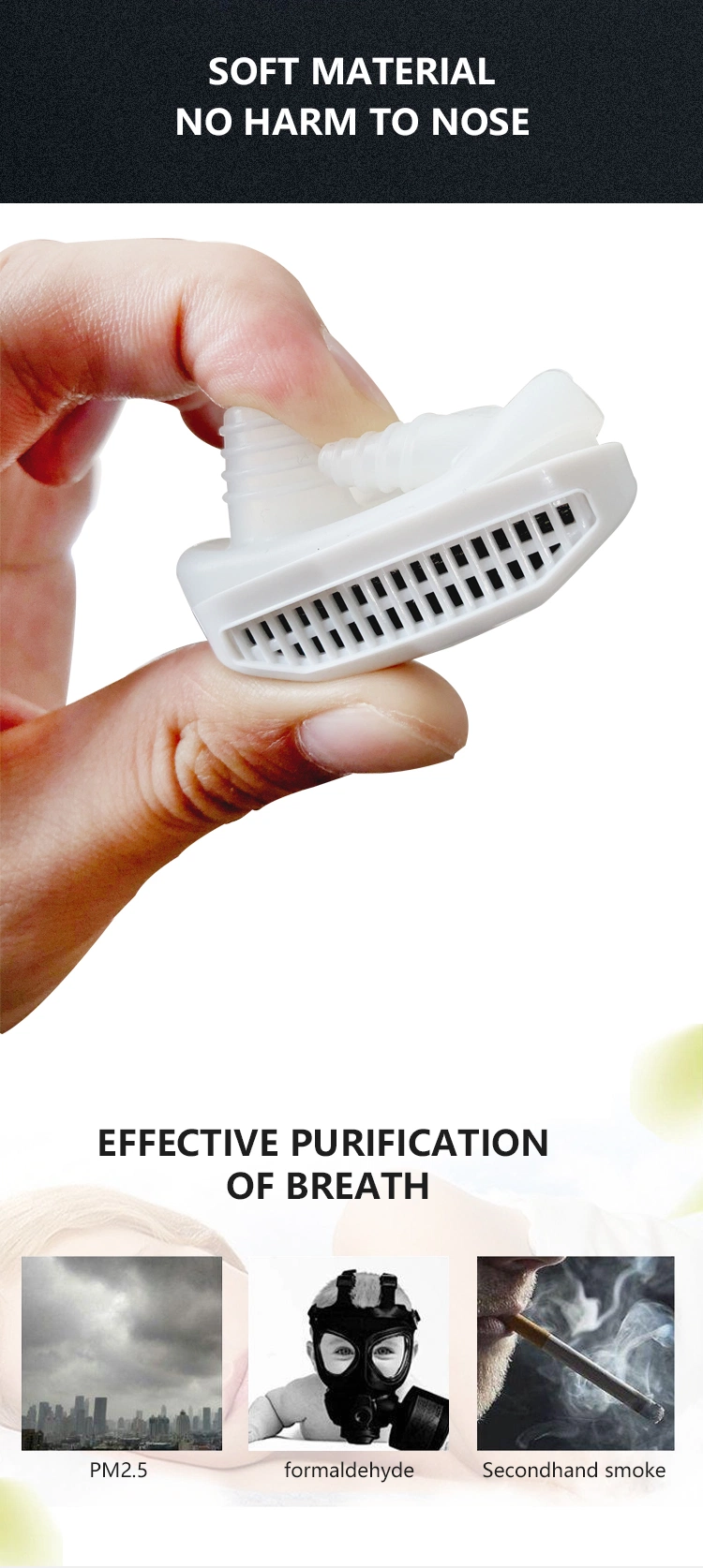 New Product Anti Snoring Clip Device and Air Purifier