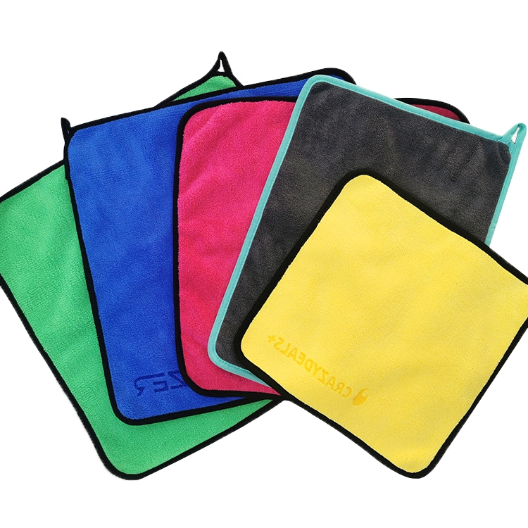 Super Absorbent High Quality Microfiber Coral Car Washing Cleaning Towels