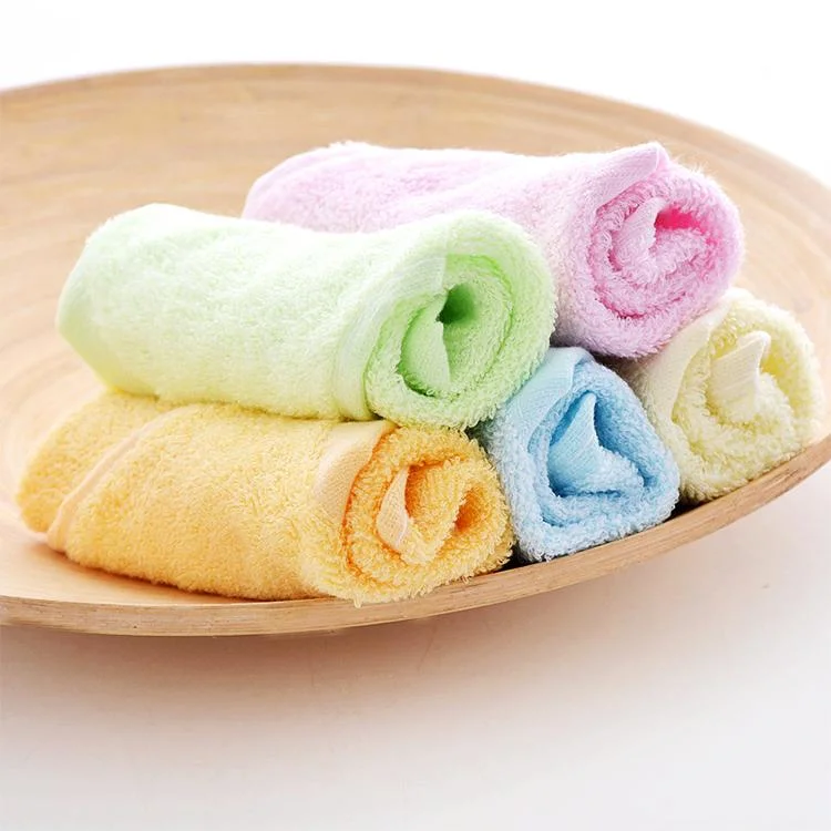 30*30cm Industrial Cotton Bamboo Microfiber Cleaning Cloth Kitchen