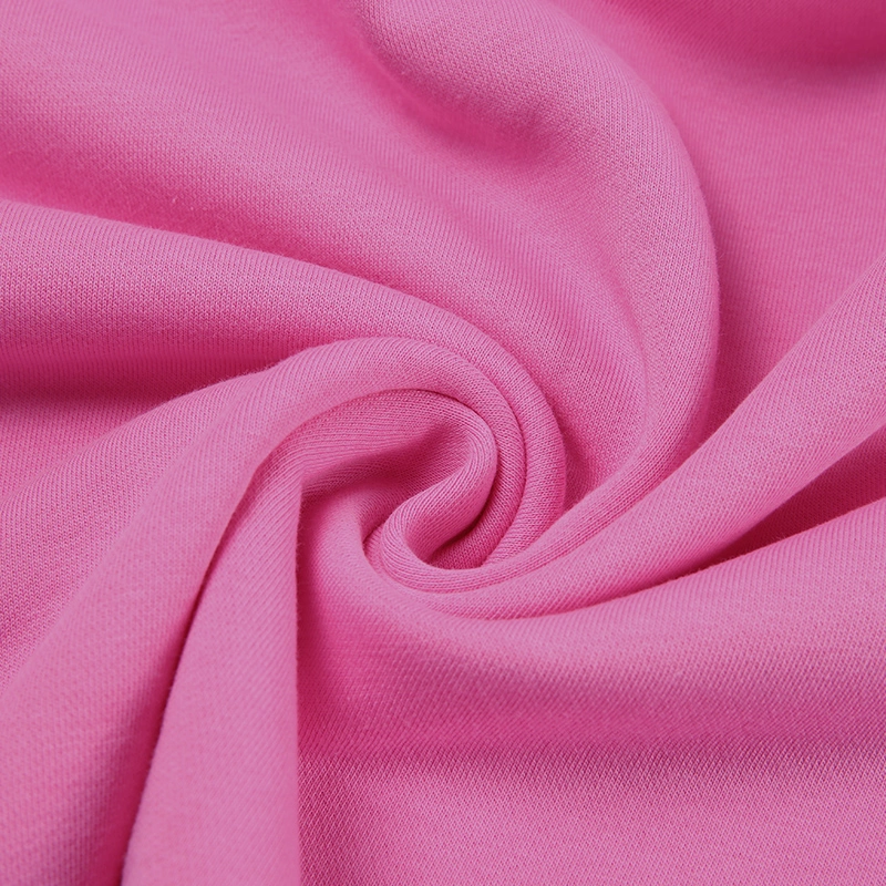New Fashion Design Thick Polyester Cotton Fleece Fabric Textiles Knitting Fabric