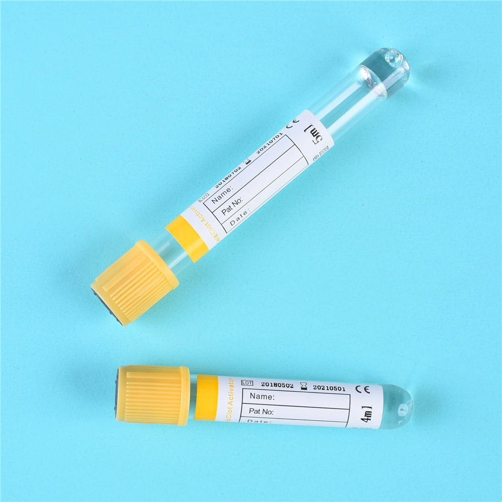 Medical Products Disposable Glass Pet Vacuum Blood Collection Tube EDTA Tube Gel SSR PT Tube Blood Test Tube