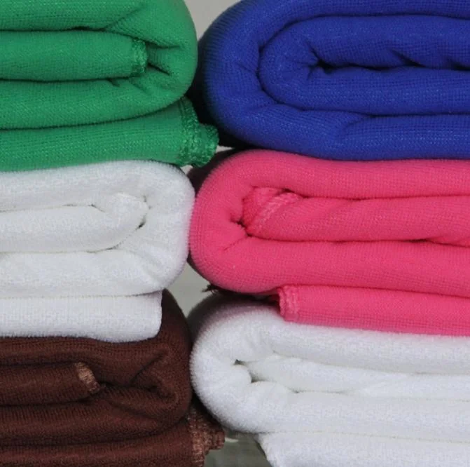 35*75cm 90% Polyester +10% Polyamide Microfiber Face Towel for Salon Hair Drying Towel