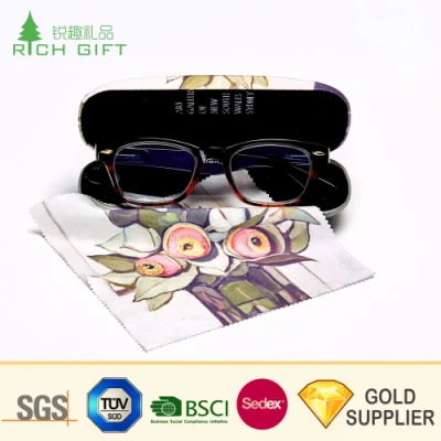 Mayorista Custom Print Microfiber Cleaner Screen lente digital Eyewear Mobile Adhesivo para teléfono Limpieza gafas de sol Gafas de sol Gafas paño