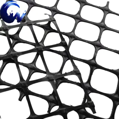 Precio de fábrica Polipropileno plástico PP 15kn Geogrid biaxial uniaxial