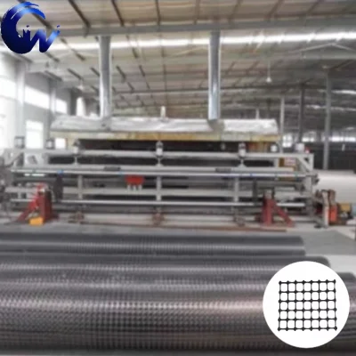 Precio de fábrica Polipropileno plástico PP 15kn Geogrid biaxial uniaxial