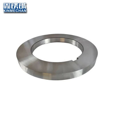 Aleación industriales fabricación de metal redondo de acero cuchilla cortadora longitudinal de la hoja de cizalla para cortar la placa de acero