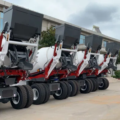Multi-función Diesel AutoLoading Nuevo Móvil 3,5 metros cúbicos Alimentación Mezclador Concreto camión Mezclador Precio de venta