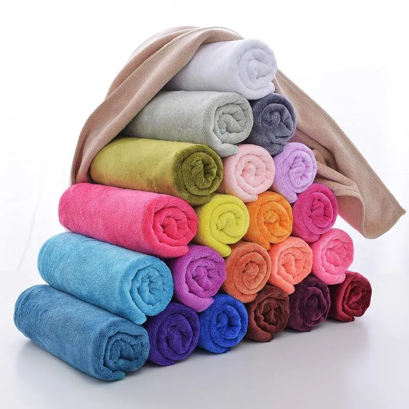 Polyester Microfiber Towel Fabric High Absorbency Water Quick Dry Terry Towel