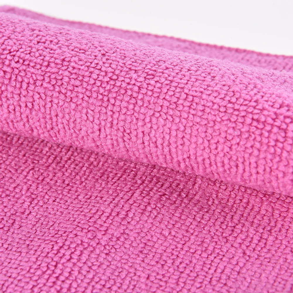 High Absorbent Multipurpose Terry Microfiber Cloth with Poly Mesh Dish Towel